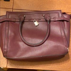 Burgundy purse